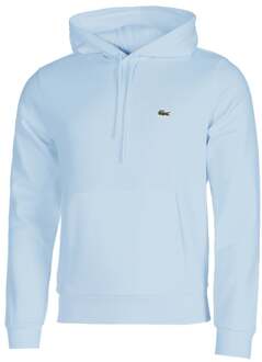 Lacoste Brushed Sweater Met Capuchon Heren-Lichtblauw - L