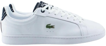 Lacoste Carnaby Pro Leren Sneaker Lacoste , White , Heren - 45 Eu,43 EU