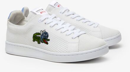 Lacoste Carnaby Trainers voor dames in Wit Blauw