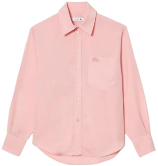 Lacoste Casual Shirts Lacoste , Pink , Dames - M,S