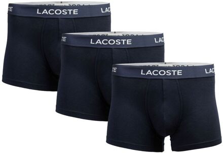 Lacoste Casual Short Boxershorts Heren (3-pack) navy - M