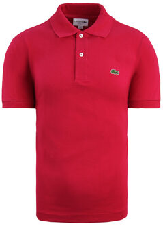 Lacoste Classic Fit Heren Roze Poloshirt - maat XS