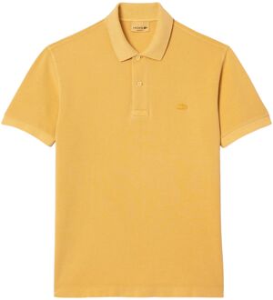 Lacoste Classic Piqué Polo Heren geel - S