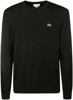 Lacoste Crew Neck Sweater Heren zwart