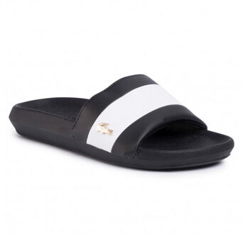 Lacoste Croco 120 3 Zwart Synthetisch Vrouwen Slider 39CFA0036 312