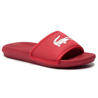 Lacoste Croco SLide 119 3 CMA Heren Rood Sliders - EU 46 / UK 11