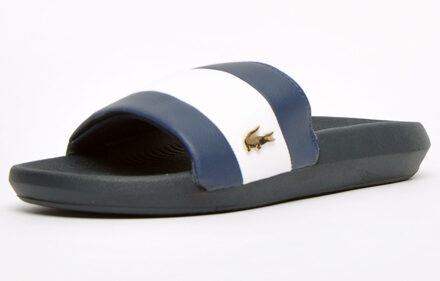 Lacoste Croco Slide Dames Meisjes Blauw