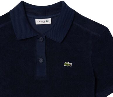 Lacoste Dames/Dames badstof Slim Poloshirt (Blauw) - EU 36 / UK 8