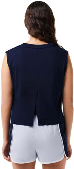 Lacoste Dames/Dames Bedrukte Ultra Dry Sport Gewaad Top (Blauw) - maat EU 40 / UK 12