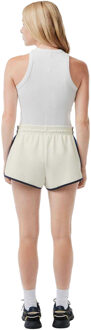 Lacoste Dames/Dames Contrasterende Paneel Shorts (Crème) - EU 36 / UK 8