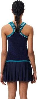 Lacoste Dames/Dames French Terry Slim Dress met gekruiste rug (Blauw) - EU 40 / UK 12