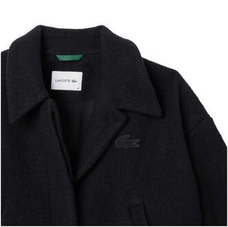 Lacoste Dames/Dames Geknipt Jasje (Zwart) - EU 38 / UK 10