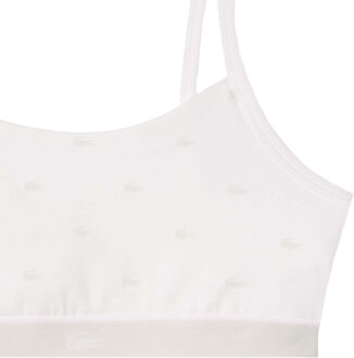 Lacoste Dames/Dames Katoenen Stretch Bralette (Wit) - L