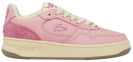 Lacoste Dames/Dames Leren Trainers (Roze) - maat EU 38 / UK 5