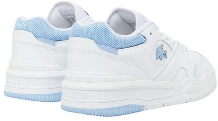 Lacoste Dames/Dames Lineshot Leren Trainers (Wit/blauw)