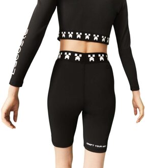 Lacoste Dames/Dames Live X Minecraft Biker Shorts (Zwart)