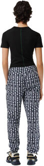 Lacoste Dames/Dames Logo Joggingbroek (Zwart) - maat