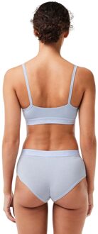 Lacoste Dames/Dames Logo Katoenen Stretch Bralette (Blauw)