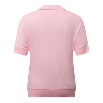 Lacoste Dames/Dames Loose Fit Poloshirt (Roze) - XS