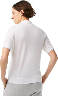 Lacoste Dames/Dames Loose Fit Poloshirt (Wit) - XS