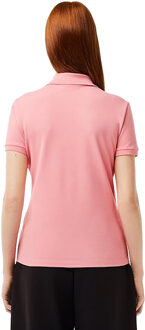 Lacoste Dames/Dames Mini Piqué Stretch Slim Poloshirt (Roze) - maat EU 34 / UK 6