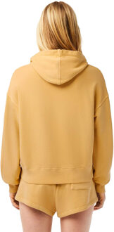 Lacoste Dames/Dames Natural Dyed Oversized Hoodie (Oranje) - maat