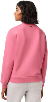 Lacoste Dames/Dames Organic Cotton Fleece Los Sweatshirt (Roze) - maat EU 38 / UK 10