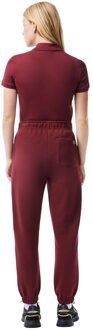 Lacoste Dames/Dames Piqué Joggingbroek (Bourgondië) Bourgogne