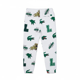 Lacoste Dames/Dames Seizoensgebonden Logo Joggingbroek (Wit) - maat