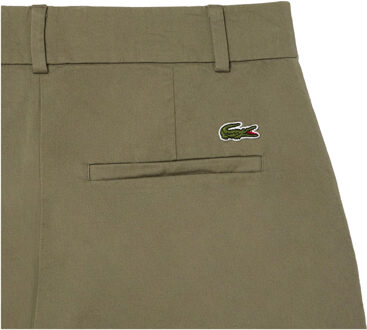 Lacoste Dames/Dames Tapered Leg Chinos (Kaki Groen) - EU 38 / UK 10