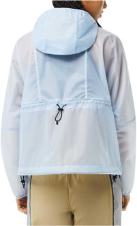 Lacoste Dames/Dames Transparant Windjack (Blauw)