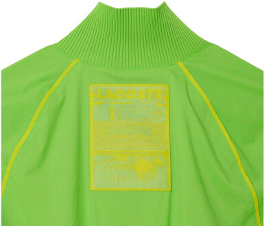 Lacoste Dames Kleurblok Plissé Jurk (Groen) - EU 34/ UK 6 Normal