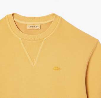 Lacoste Dames Lacoste Oversized Natural Dye Hooded Sweatshirt in Oranje - EU 34 / UK 6