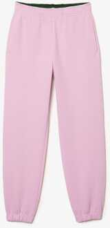 Lacoste Dames Lacoste Piqué Sweatpants in Roze - EU 36 / UK 8