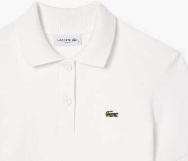 Lacoste Dames Lacoste Slim-Fit Terry Poloshirt in Crème