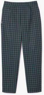 Lacoste Dames Lacoste Sport 7/8 Length Elasticated Waist Stretch Golf Pants in Blue Blauw