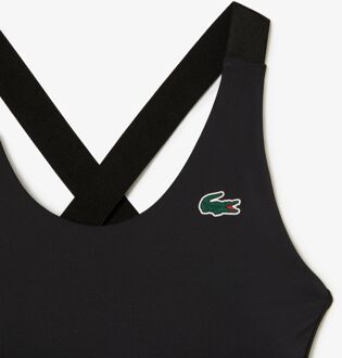 Lacoste Dames Lacoste Sport Crocodile Bra in Zwart