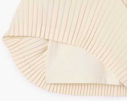 Lacoste Dames Lacoste Sport Geplooide Gevoerde Tennisshort in Crème - maat