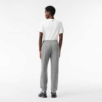Lacoste Dames Lacoste Sweatpants met geborduurde rechte pijpen in Grijs