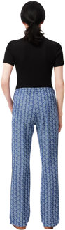 Lacoste Dames Monogram Flared Leg Sweatpants (Blauw) - maat
