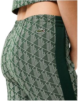 Lacoste Dames Monogram Joggingbroek (Groen) - EU 40 / UK 12