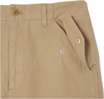 Lacoste Dames Rechthoekige Cargo Broek (Beige) - 42N