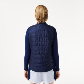Lacoste Dames Volledige Rits Gilet (Marineblauw) Navy