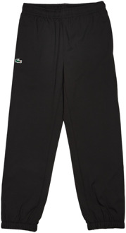 Lacoste Diamond Taffeta Broeken Kinder - Zwart - Maat 140 - 152 CM - Poly Woven Black