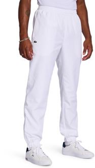 Lacoste Diamond Weave Broeken Heren - Wit - Maat XS White