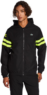 Lacoste Diamond Weave Hooded Trainingspakken Heren - Zwart - Maat L Black