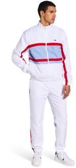 Lacoste Diamond Weave Trainingspakken Heren - Wit - Maat XS White