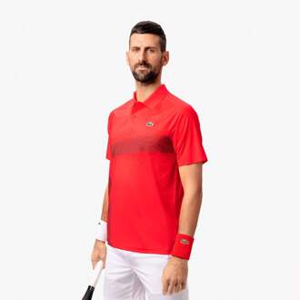 Lacoste Djokovic Polo Heren-Rood - S