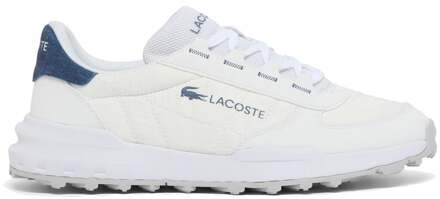 Lacoste Elite Active Evo Vrijtijdsschoen Heren-wit, donkerblauw - 43