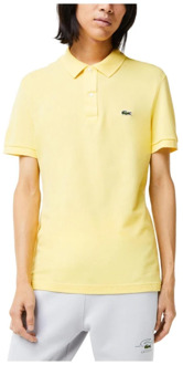 Lacoste Gele Slim Fit Polo Shirt Lacoste , Yellow , Heren - 2Xl,Xl,L,M,S